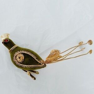 Vintage Clip-on Bird Ornament​